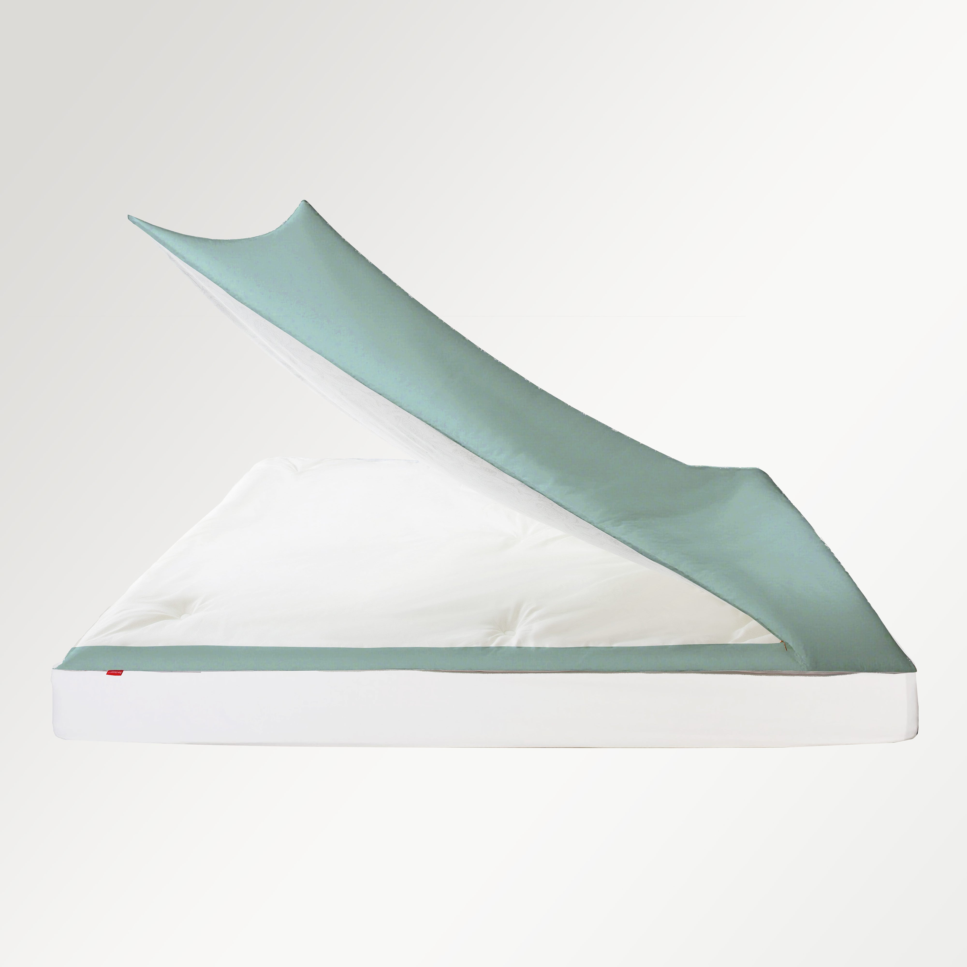 400TC High Density Cloud Cotton Duvet Cover Set-Cloud Green