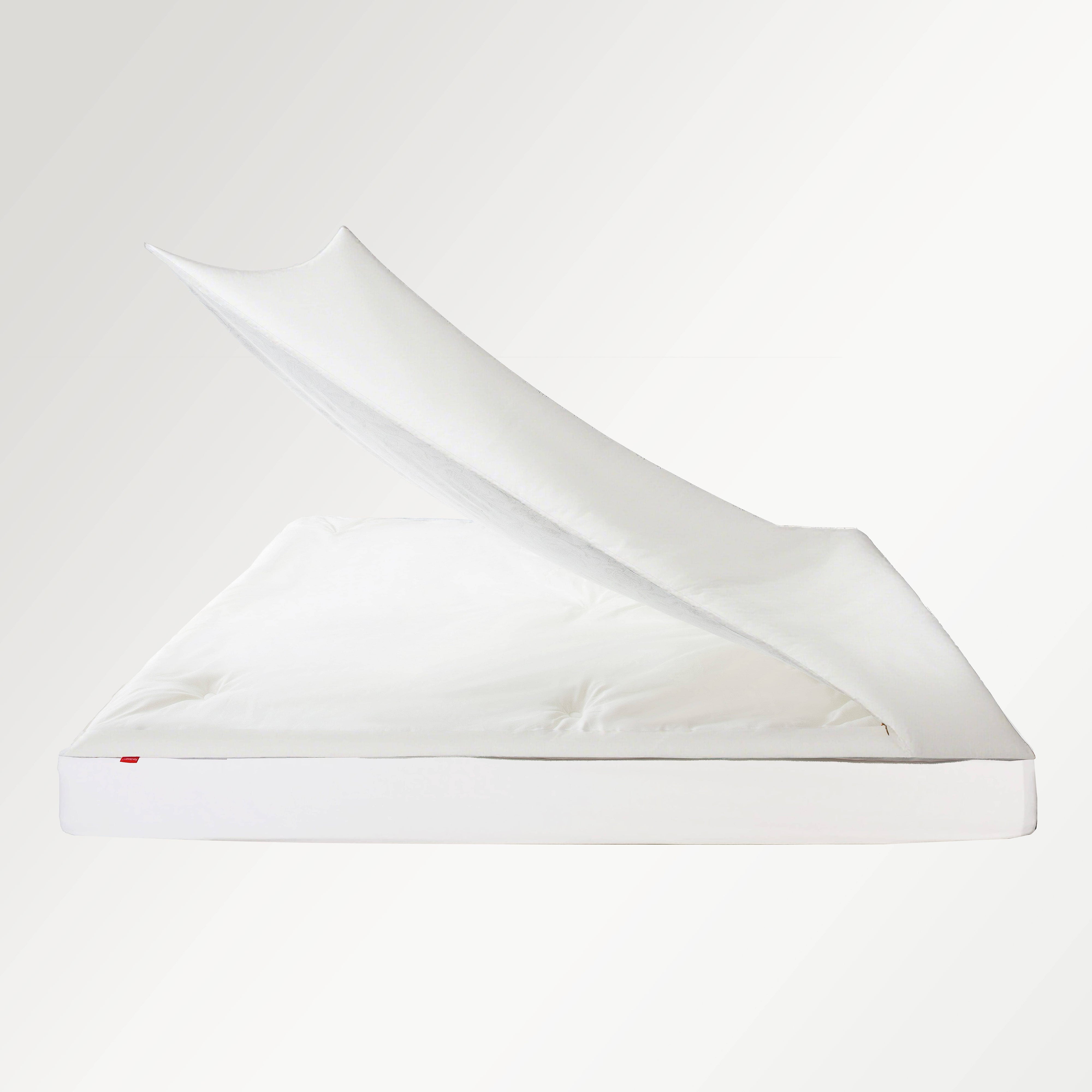 400T High Density Cloud Cotton Duvet Cover Set-Cloud White