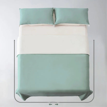 3-Sided Zipper Duvet Cover Set, 400TC Cotton