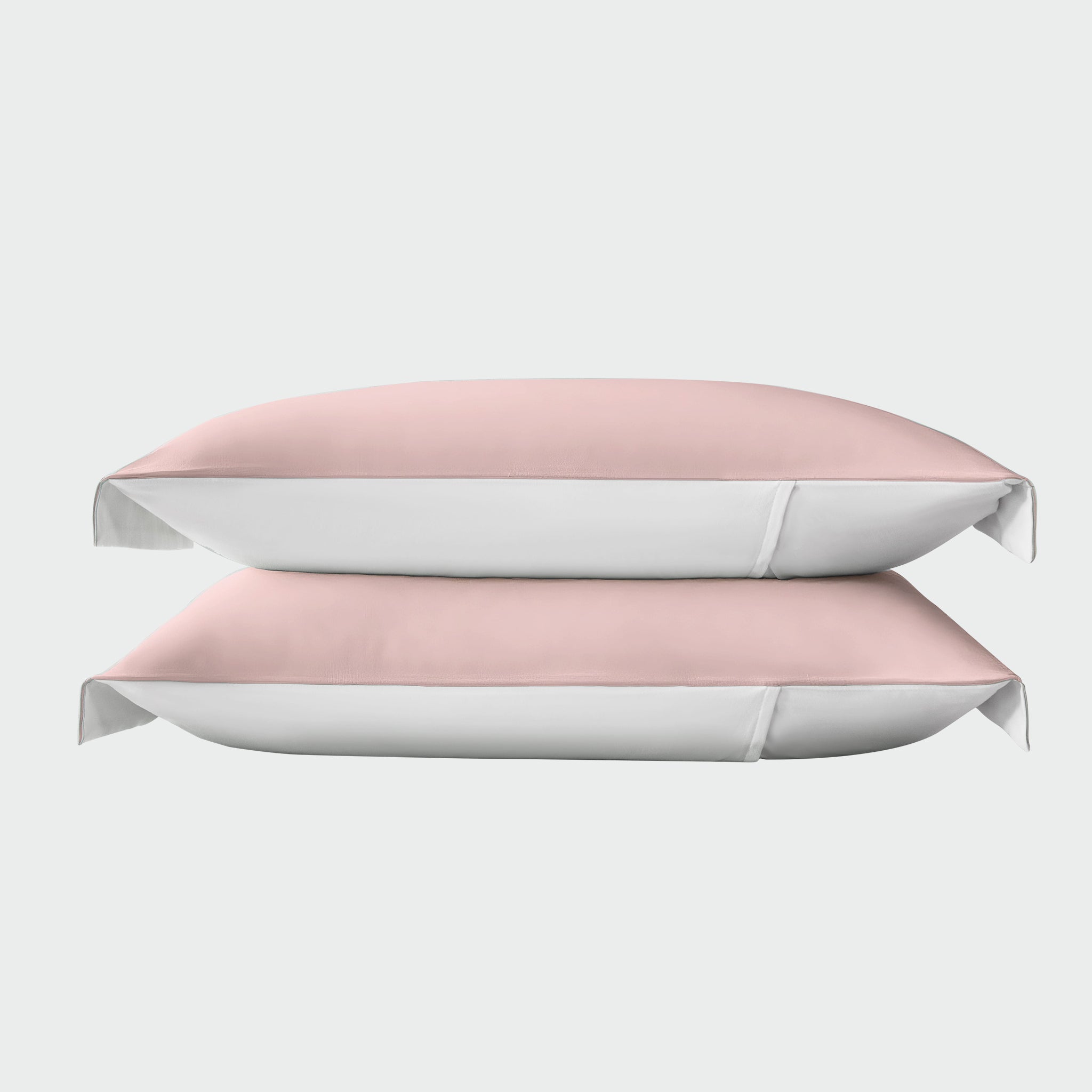 Organic Cloud Cotton Pillowcase Set - Cloud Pink